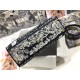 Replica Dior Large Lady D-Lite Bag Toile de Jouy Reverse Embroidery Blue Replica Dior Large Lady D-Lite Bag Toile de Jouy Reverse Embroidery Blue