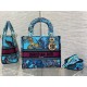 Replica Dior Lady D-Lite Medium Bag Toile de Jouy Voyage Embroidery Multicolor Fake Dior Lady D-Lite Medium Bag Toile de Jouy Voyage Embroidery Multicolor Replica