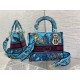 Replica Dior Lady D-Lite Medium Bag Toile de Jouy Voyage Embroidery Multicolor Fake Dior Lady D-Lite Medium Bag Toile de Jouy Voyage Embroidery Multicolor Replica