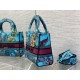 Replica Dior Lady D-Lite Medium Bag Toile de Jouy Voyage Embroidery Multicolor Fake Dior Lady D-Lite Medium Bag Toile de Jouy Voyage Embroidery Multicolor Replica