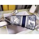 Fake Dior Medium Lady D-Lite Bag Multicolor Rêve d'Infini Embroidery Blue Replica Fake Dior Medium Lady D-Lite Bag Multicolor Rêve d'Infini Embroidery Blue Replica