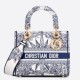 Fake Dior Medium Lady D-Lite Bag Multicolor Rêve d'Infini Embroidery Blue Replica Fake Dior Medium Lady D-Lite Bag Multicolor Rêve d'Infini Embroidery Blue Replica