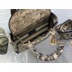 Replica Dior Medium Lady D-Lite Bag Toile de Jouy Embroidery Brown