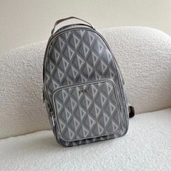 Replica Dior Mini Rider Sling Bag CD Diamond Canvas Gray