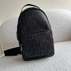 Replica Dior Mini Rider Sling Bag CD Diamond Canvas Black