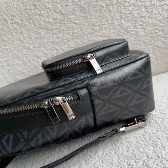 Replica Dior Mini Rider Sling Bag CD Diamond Canvas Black