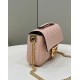 Replica Baguette Chain Midi Bag Nappa Pink