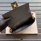 Replica Fendi Medium Baguette Bag FF Motif Black