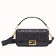 Replica Fendi Medium Baguette Bag FF Motif Black