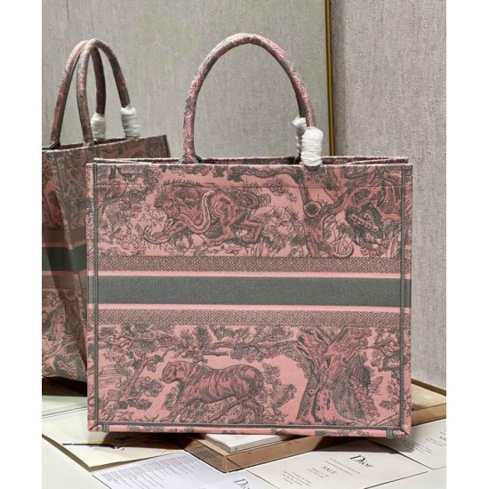 Replica Christian Dior Large Dior Book Tote Bag Pink