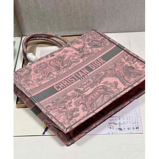 Replica Christian Dior Large Dior Book Tote Bag Pink