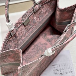 Replica Christian Dior Large Dior Book Tote Bag Pink