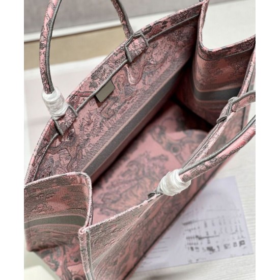 Replica Christian Dior Large Dior Book Tote Bag Pink