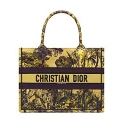 Replica Christian Dior Medium Dior Book Tote Bag Yellow