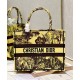 Replica Christian Dior Medium Dior Book Tote Bag Yellow