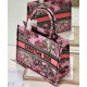 Replica Christian Dior Medium Dior Book Tote Bag Pink
