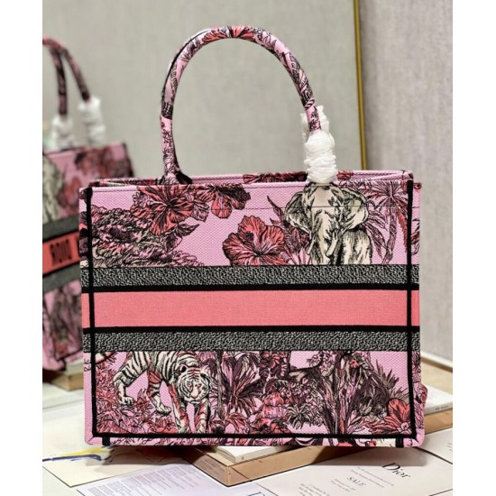 Replica Christian Dior Medium Dior Book Tote Bag Pink