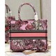 Replica Christian Dior Medium Dior Book Tote Bag Pink