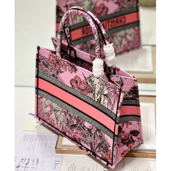 Replica Christian Dior Medium Dior Book Tote Bag Pink