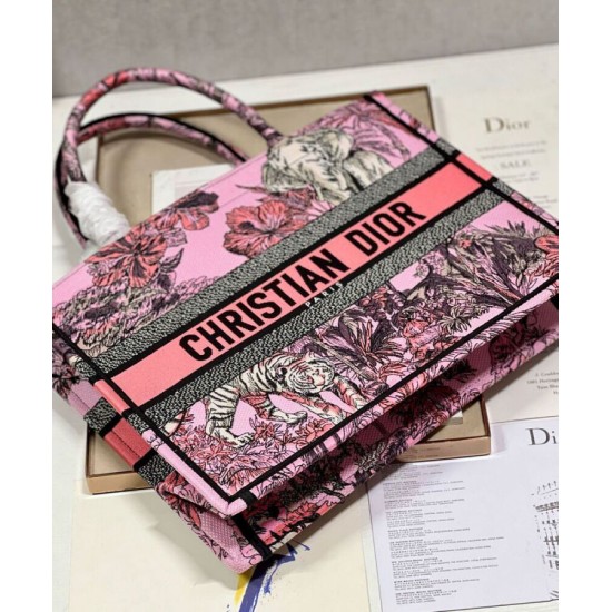 Replica Christian Dior Medium Dior Book Tote Bag Pink