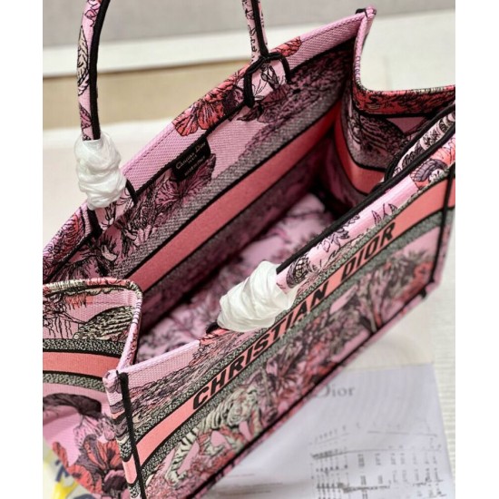 Replica Christian Dior Medium Dior Book Tote Bag Pink