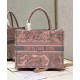 Replica Christian Dior Medium Dior Book Tote Bag Pink