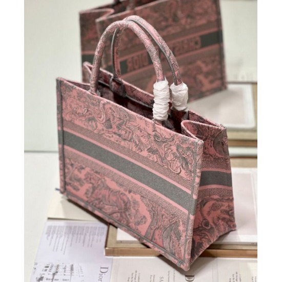 Replica Christian Dior Medium Dior Book Tote Bag Pink