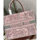 Replica Christian Dior Medium Dior Book Tote Bag Pink
