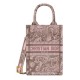 Replica Christian Dior Mini Dioriviera Dior Book Tote Phone Bag Pink