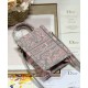 Replica Christian Dior Mini Dioriviera Dior Book Tote Phone Bag Pink
