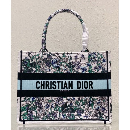 Replica Christian Dior Medium Dior Book Tote Bag Blue