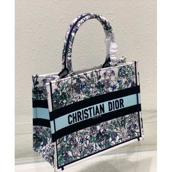 Replica Christian Dior Medium Dior Book Tote Bag Blue