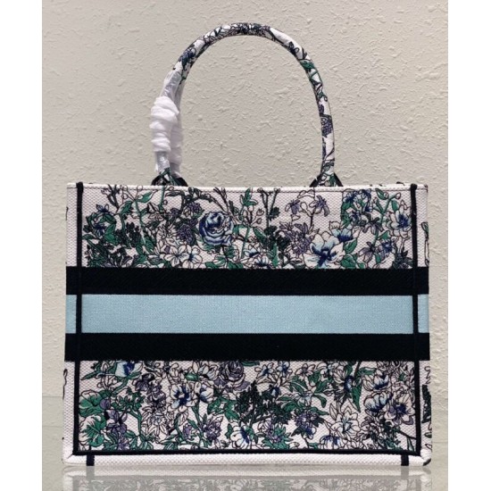 Replica Christian Dior Medium Dior Book Tote Bag Blue