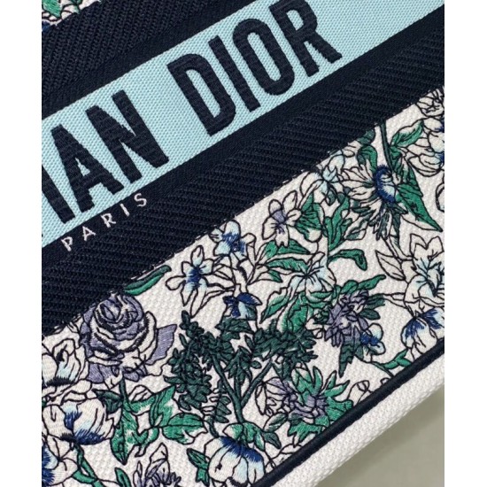 Replica Christian Dior Medium Dior Book Tote Bag Blue