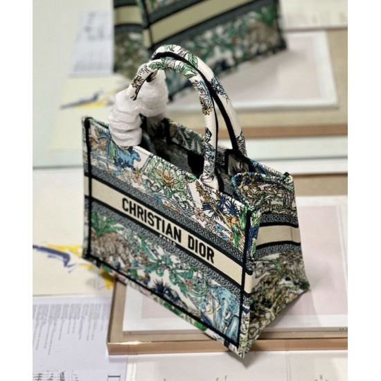 Replica Christian Dior Small Dior Book Tote Green Replica Christian Dior Small Dior Book Tote Green