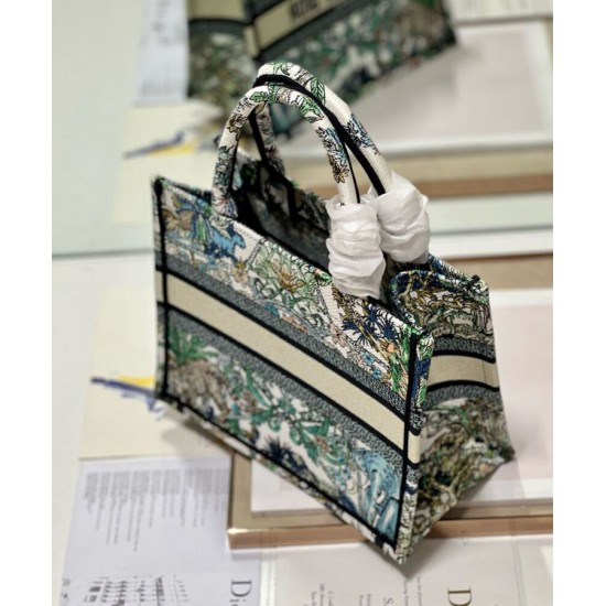 Replica Christian Dior Small Dior Book Tote Green Replica Christian Dior Small Dior Book Tote Green