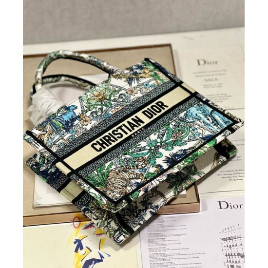 Replica Christian Dior Small Dior Book Tote Green Replica Christian Dior Small Dior Book Tote Green