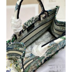 Replica Christian Dior Small Dior Book Tote Green