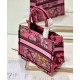 Replica Christian Dior Small Dior Book Tote Bag Peachblow