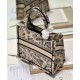 Fake Christian Dior Small Dior Book Tote Bag Apricot Replica