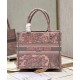 Fake Christian Dior Small Dior Book Tote Bag Pink Replica