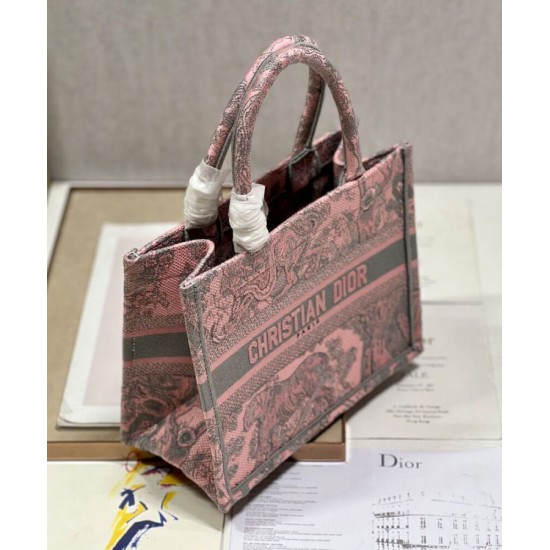 Fake Christian Dior Small Dior Book Tote Bag Pink Replica