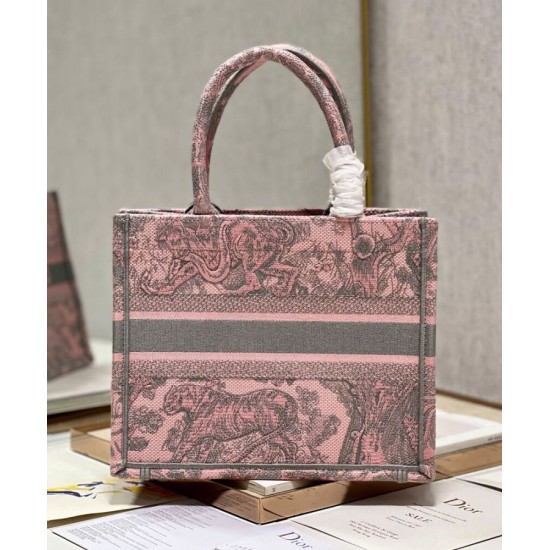 Fake Christian Dior Small Dior Book Tote Bag Pink Replica