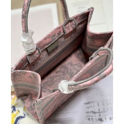Fake Christian Dior Small Dior Book Tote Bag Pink Replica