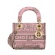 Replica Christian Dior Mini Lady D-Lite Bag Pink