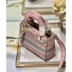 Replica Christian Dior Mini Lady D-Lite Bag Pink