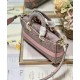 Replica Christian Dior Medium Lady D-Joy Bag Pink