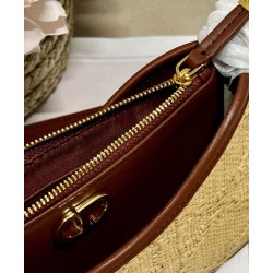 Replica Christian Dior 30 Montaigne Hobo Avenue Mini Bag Apricot