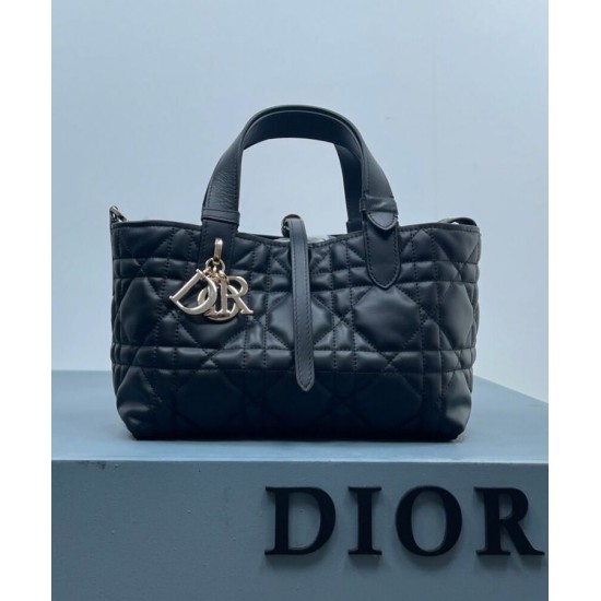 Replica Christian Dior Small /Medium Dior Toujours Bag Black