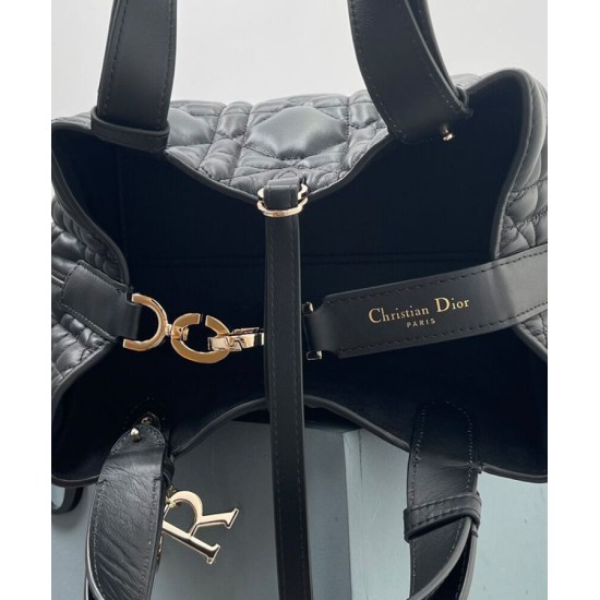 Replica Christian Dior Small /Medium Dior Toujours Bag Black